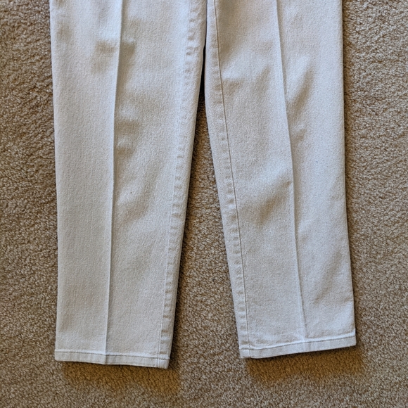 Cream Denim Pants - Picture 3 of 7